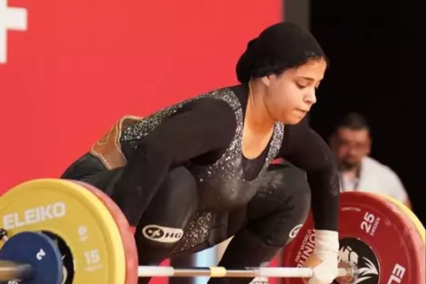 رحمة أحمد تحصد الميدالية البرونزية في بطولة العالم لرفع الأثقال